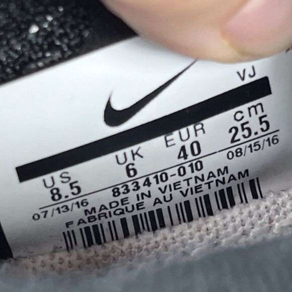 Nike Womens Size 8.5 Free Transform Flyknit 833410-010 Black Running Sneakers - Picture 10 of 10